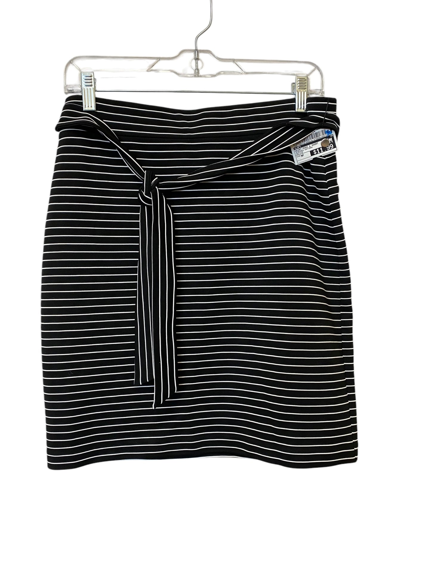 Skirt Mini & Short By Loft In Striped Pattern, Size: Mp