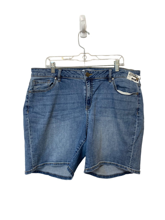 Shorts By Lane Bryant In Blue Denim, Size: 18