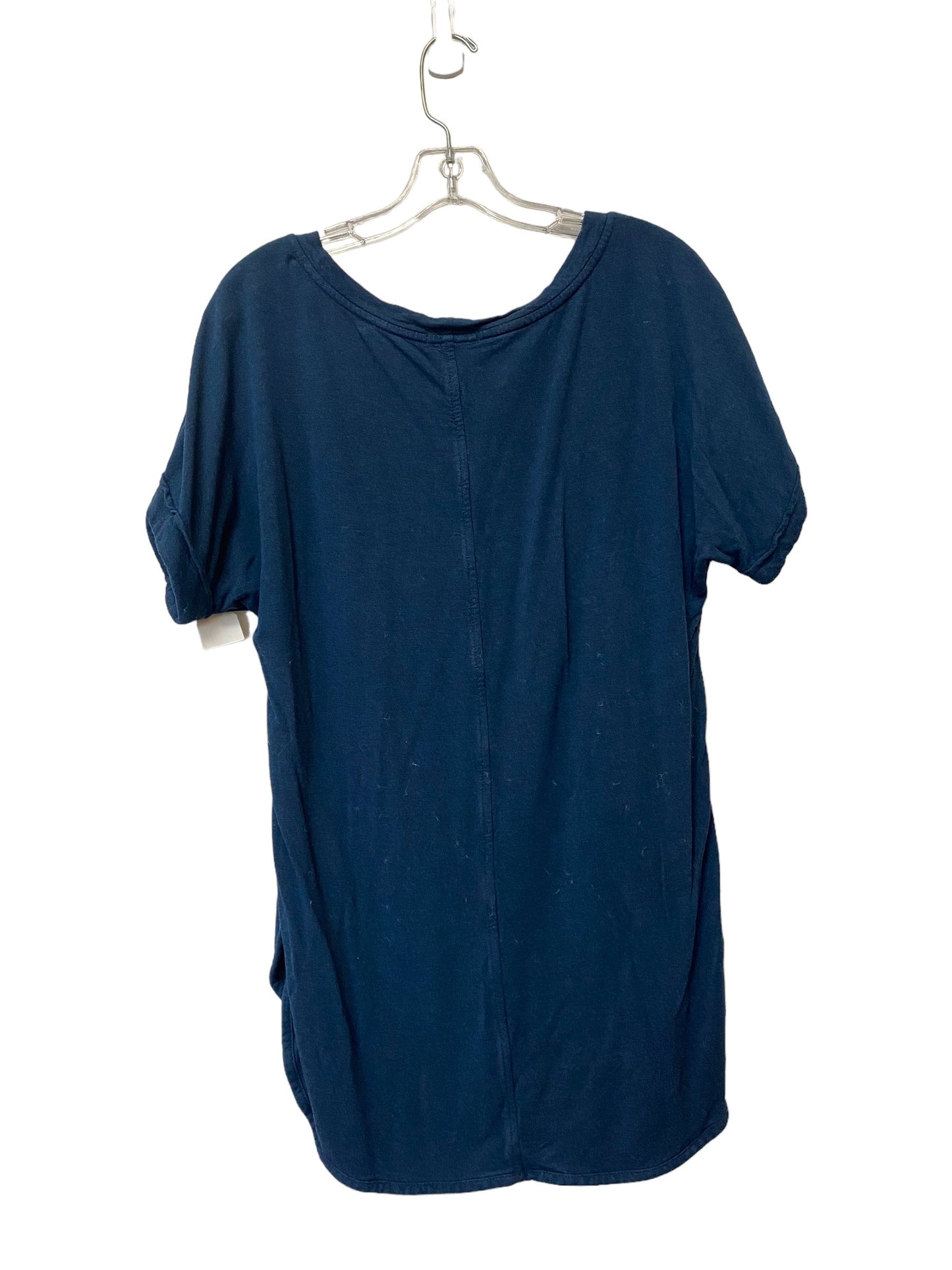 Blue Top Short Sleeve Basic Matty M, Size M