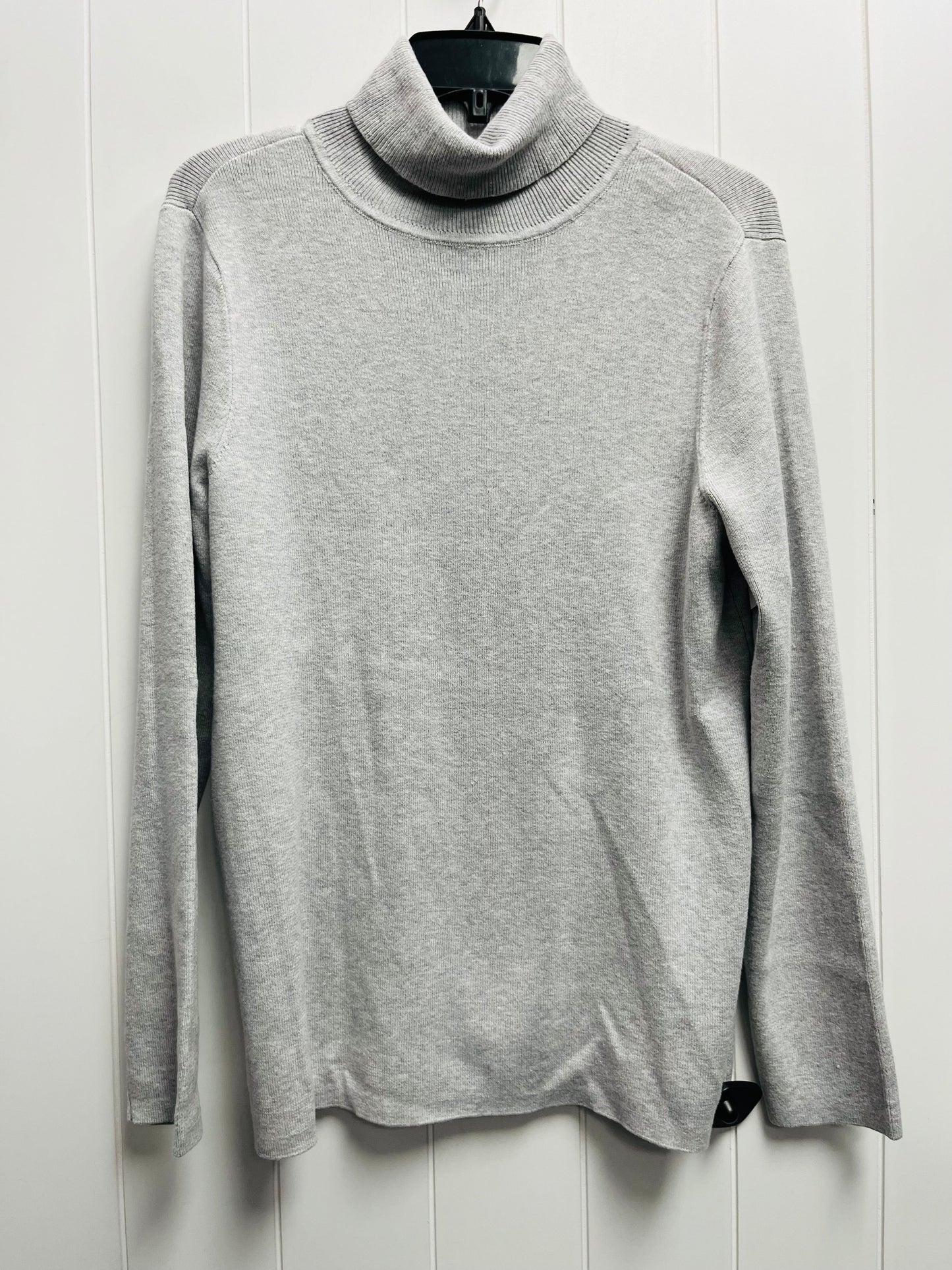 Sweater By Chicos In Grey, Size: L