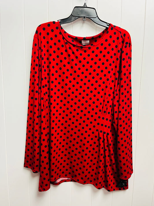 Top Long Sleeve By Chicos  Size: 1x