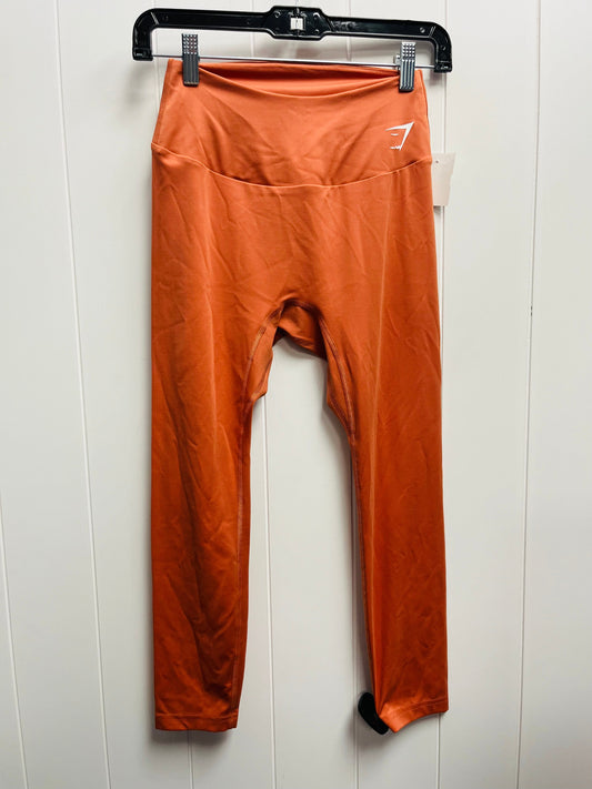 Athletic Leggings By Gym Shark In Orange, Size: Xs