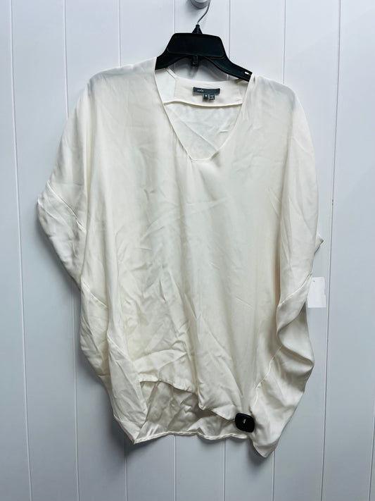 Blouse Short Sleeve By Vince In White, Size: M