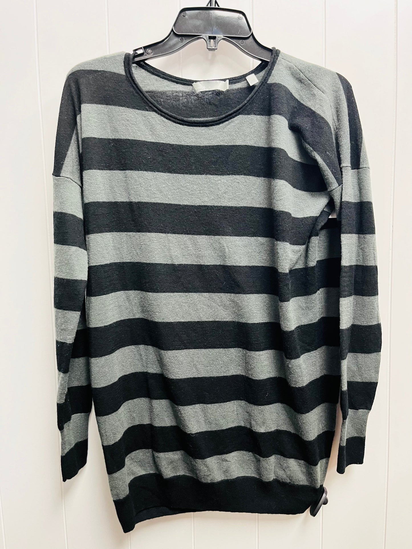 Sweater Cashmere By Vince In Black & Grey, Size: Xs