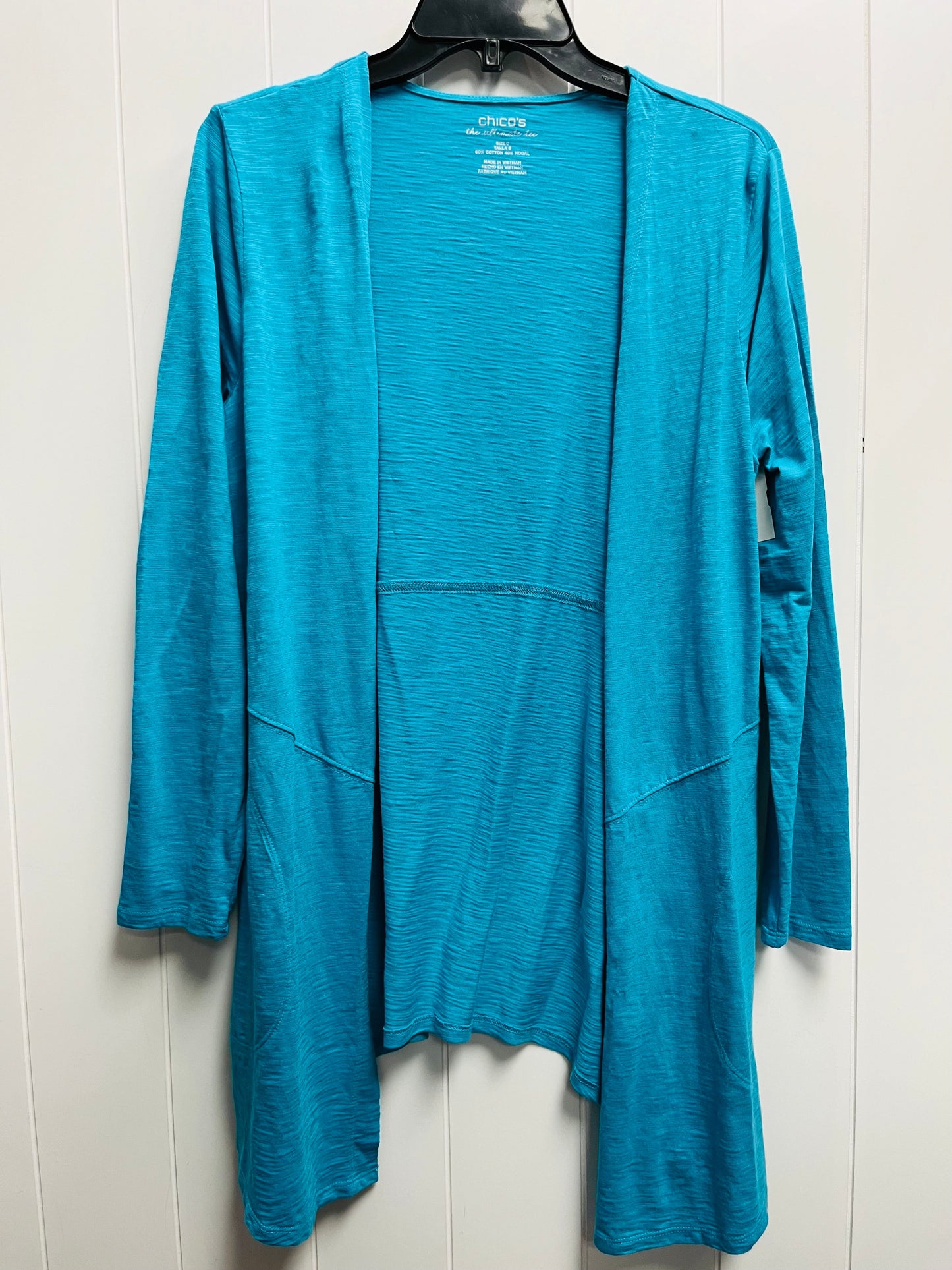 Cardigan By Chicos In Blue, Size: S