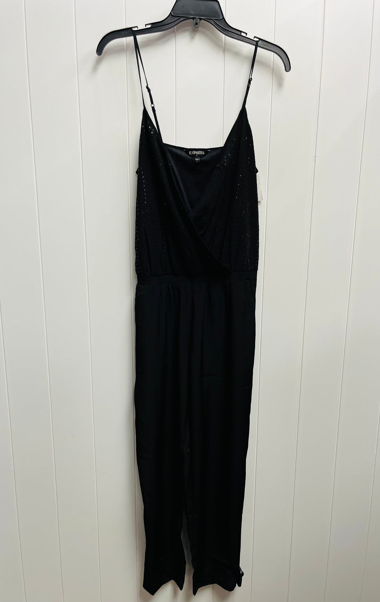 Jumpsuit By Express In Black, Size: 4