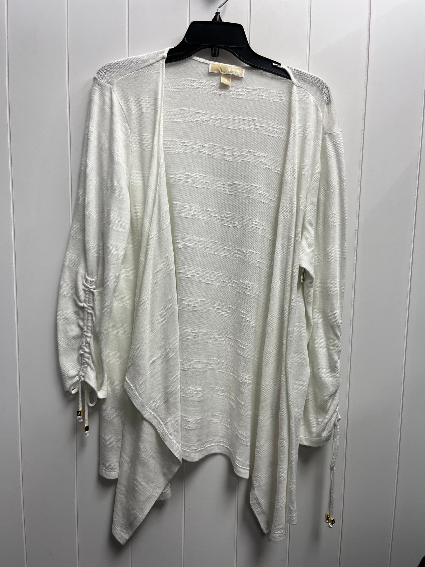 Sweater Cardigan By Michael By Michael Kors In White, Size: Xl