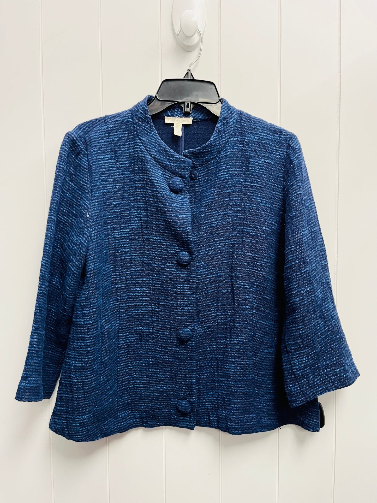 Jacket Other By Eileen Fisher In Navy, Size: M