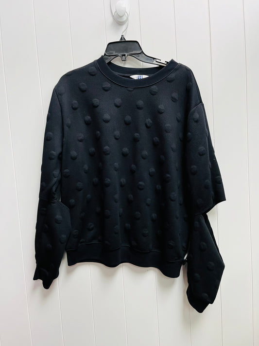 Sweatshirt Crewneck By Joy Lab In Black, Size: Xxl