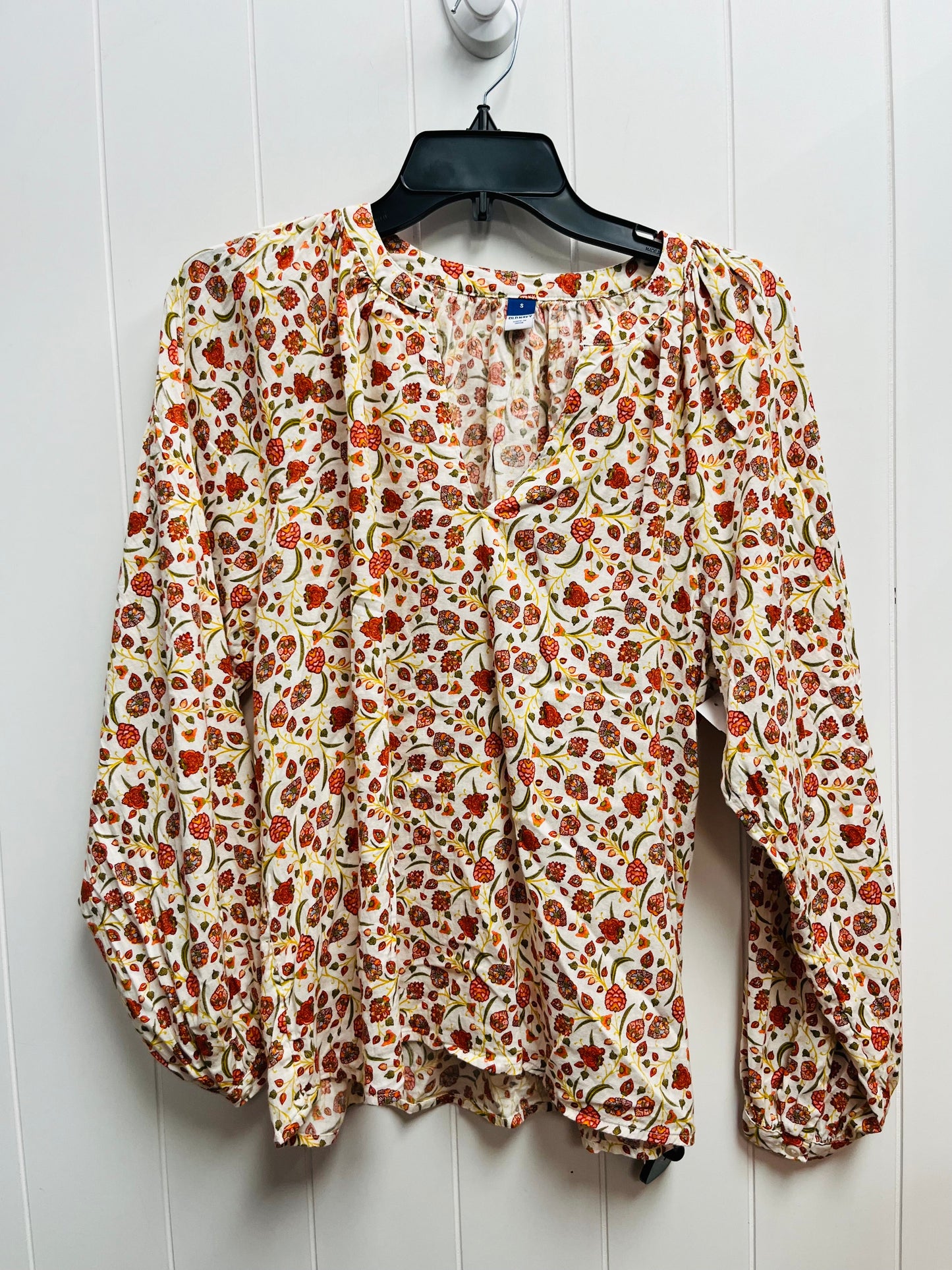 Top Long Sleeve By Old Navy In Orange, Size: S