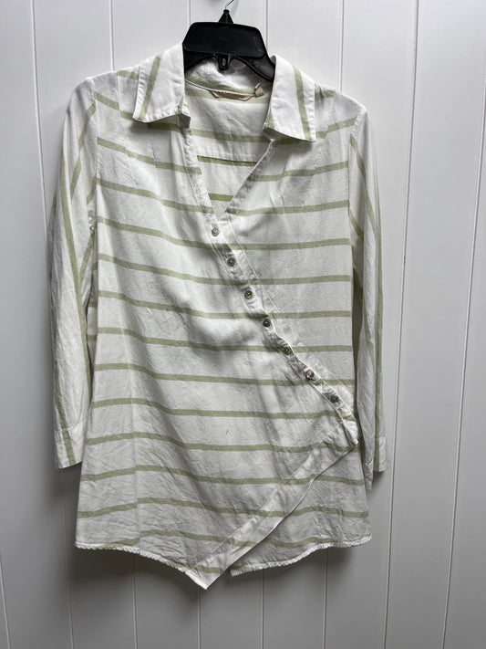 Green Top Long Sleeve Soft Surroundings, Size M