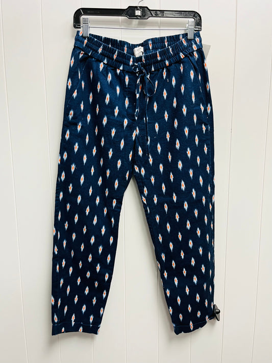 Blue Pants Linen J. Crew, Size 4