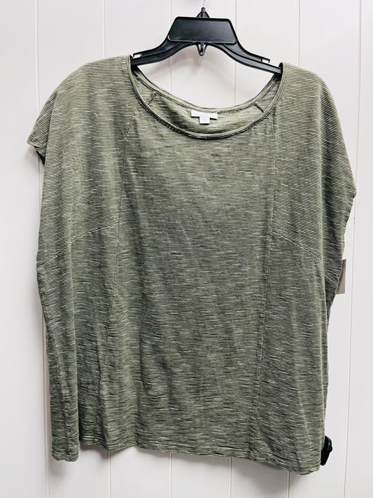 Top Short Sleeve By J. Jill In Green, Size: L