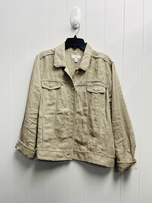 Jacket Other By Charter Club In Tan, Size: Xxl