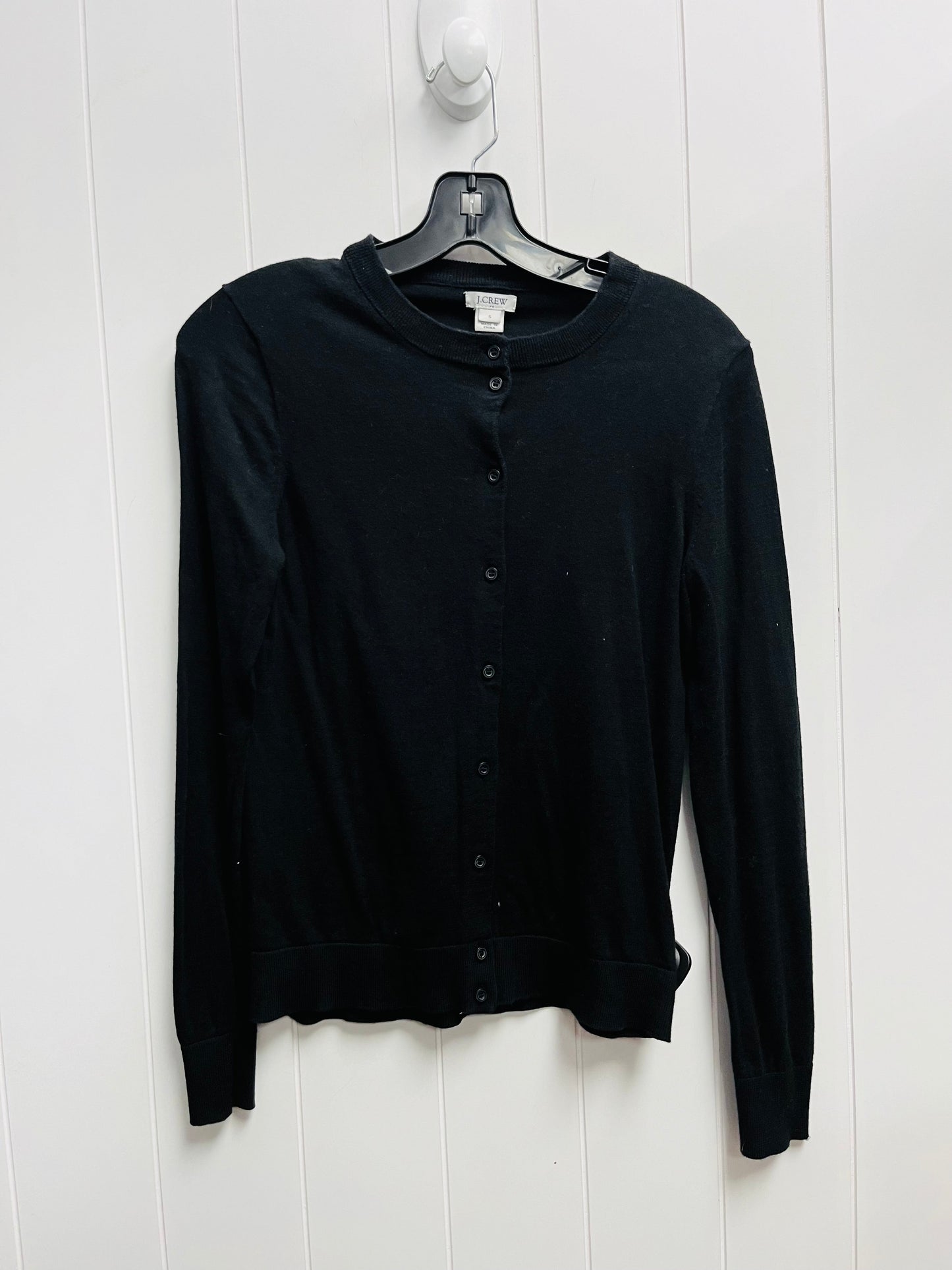 Sweater Cardigan By J. Crew In Black, Size: S