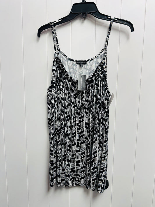 Top Sleeveless By Lane Bryant In Black & White, Size: 24