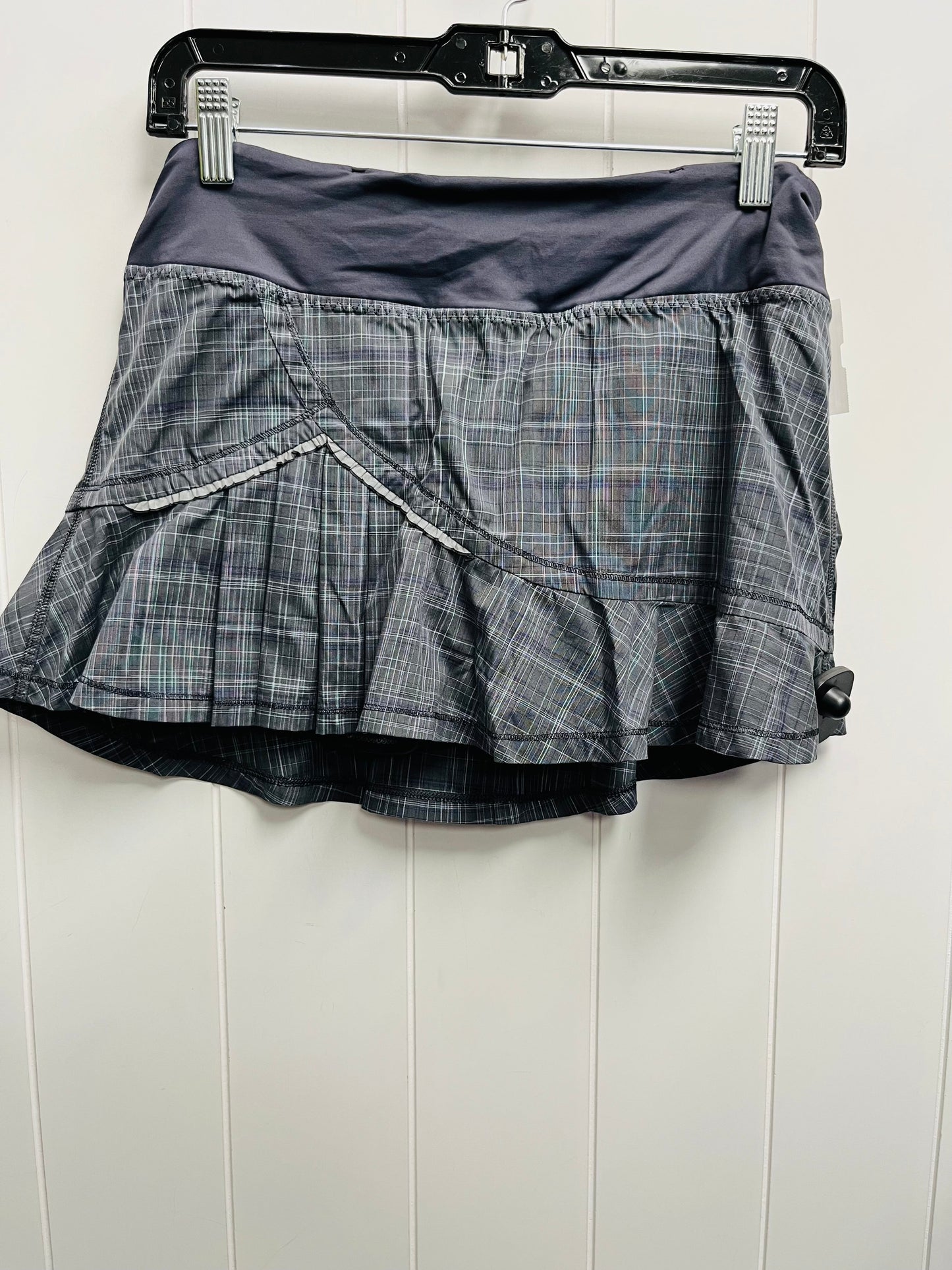 Athletic Skort By Lululemon In Grey, Size: 6