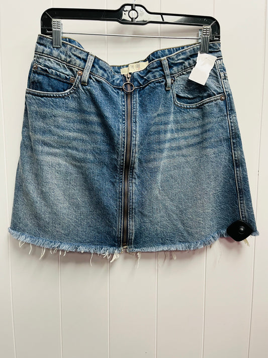 Skirt Mini & Short By We The Free In Blue Denim, Size: 8