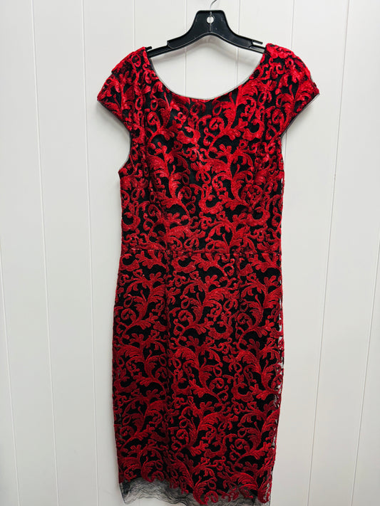 Dress Party Short By Antonio Melani In Black & Red, Size: 8