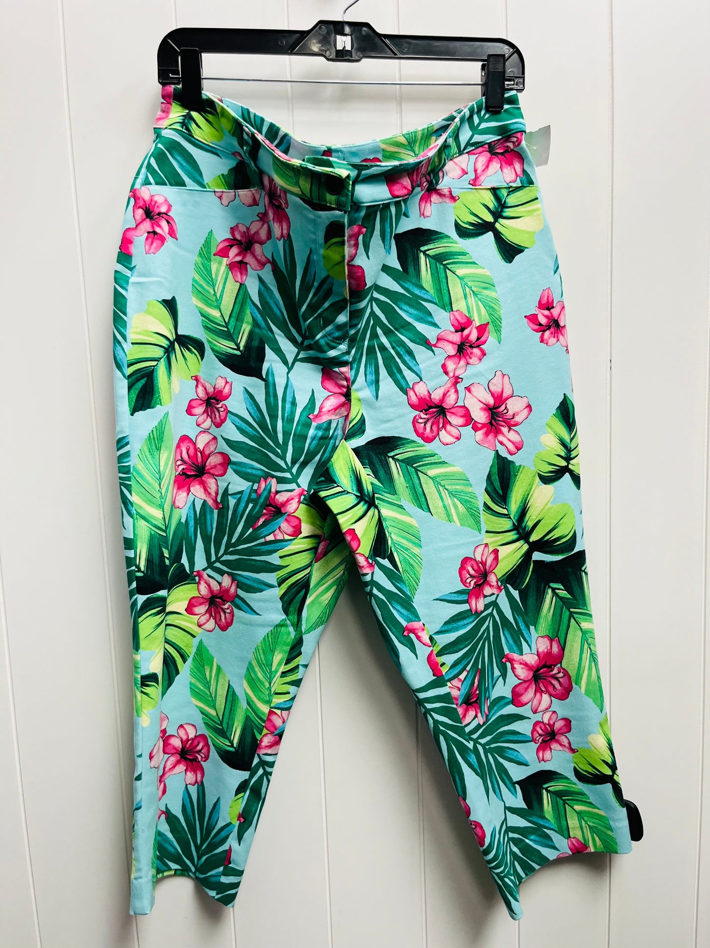 Blue & Green Capris Chicos, Size L