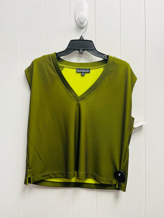 Green Top Short Sleeve Badgley Mischka, Size M