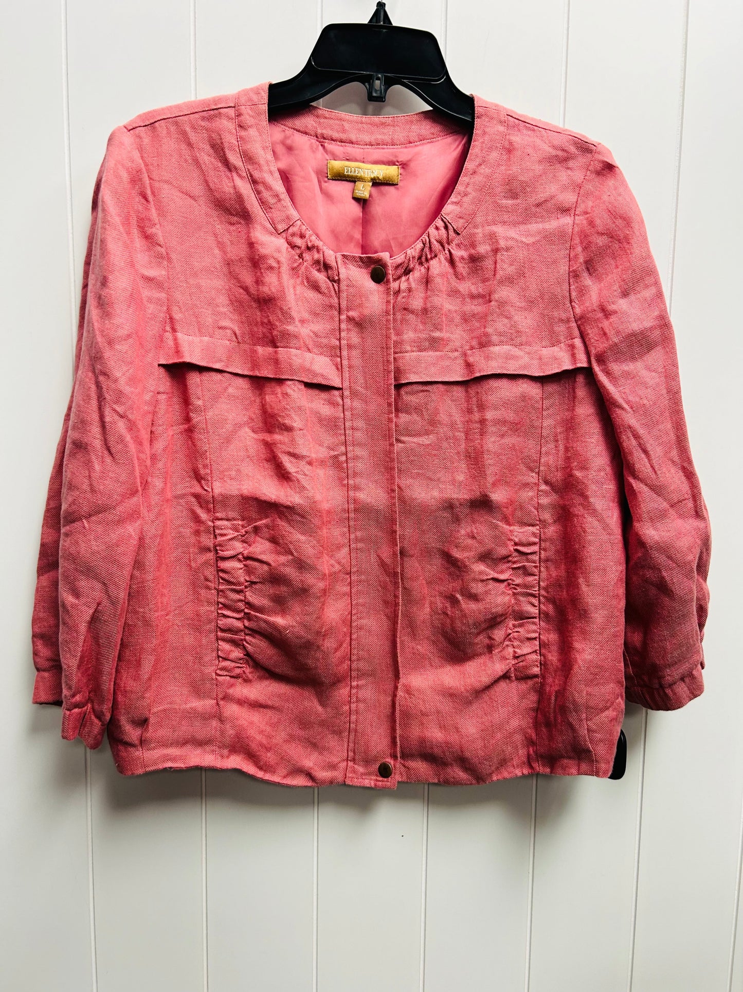 Jacket Other By Ellen Tracy In Pink, Size: L