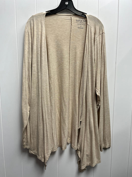 Cardigan By Torrid In Tan, Size: 1x