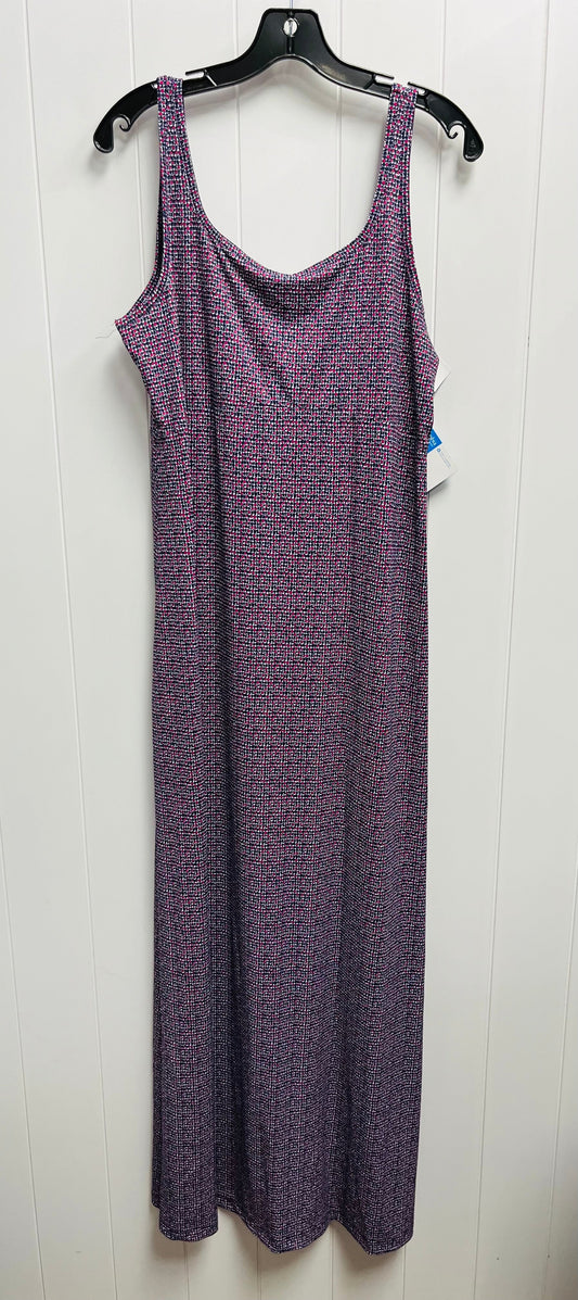 Dress Casual Maxi By Columbia In Blue & Red & White, Size: Xl