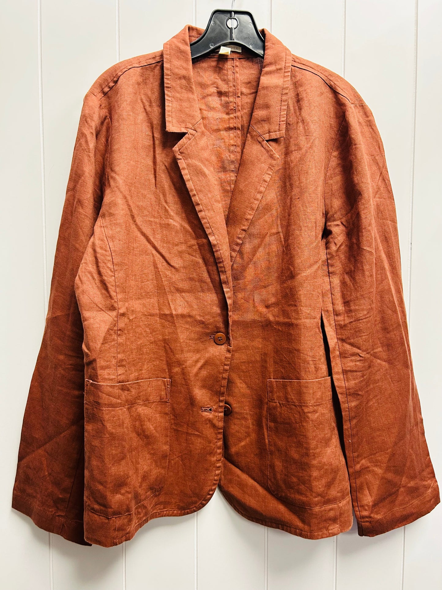 Blazer By Eileen Fisher In Brown, Size: M