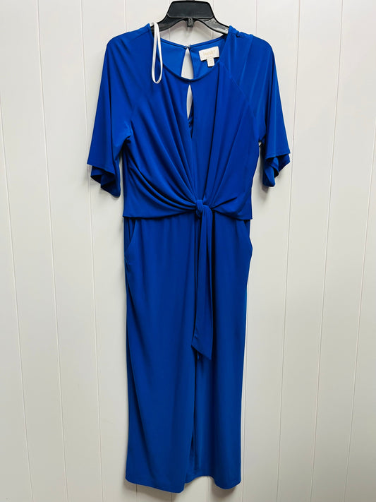 Jumpsuit By Laundry In Blue, Size: 10