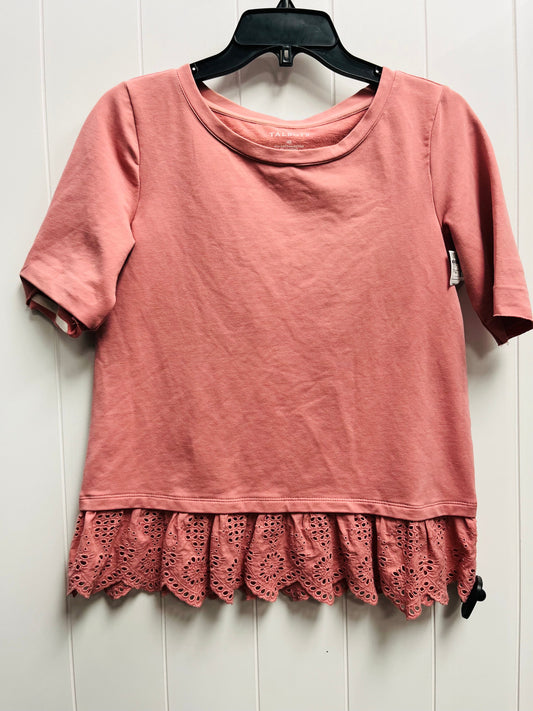 Top Short Sleeve By Talbots In Pink, Size: Xs