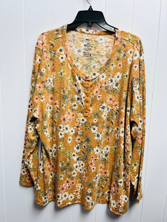 Top Long Sleeve By Sonoma  Size: 3x