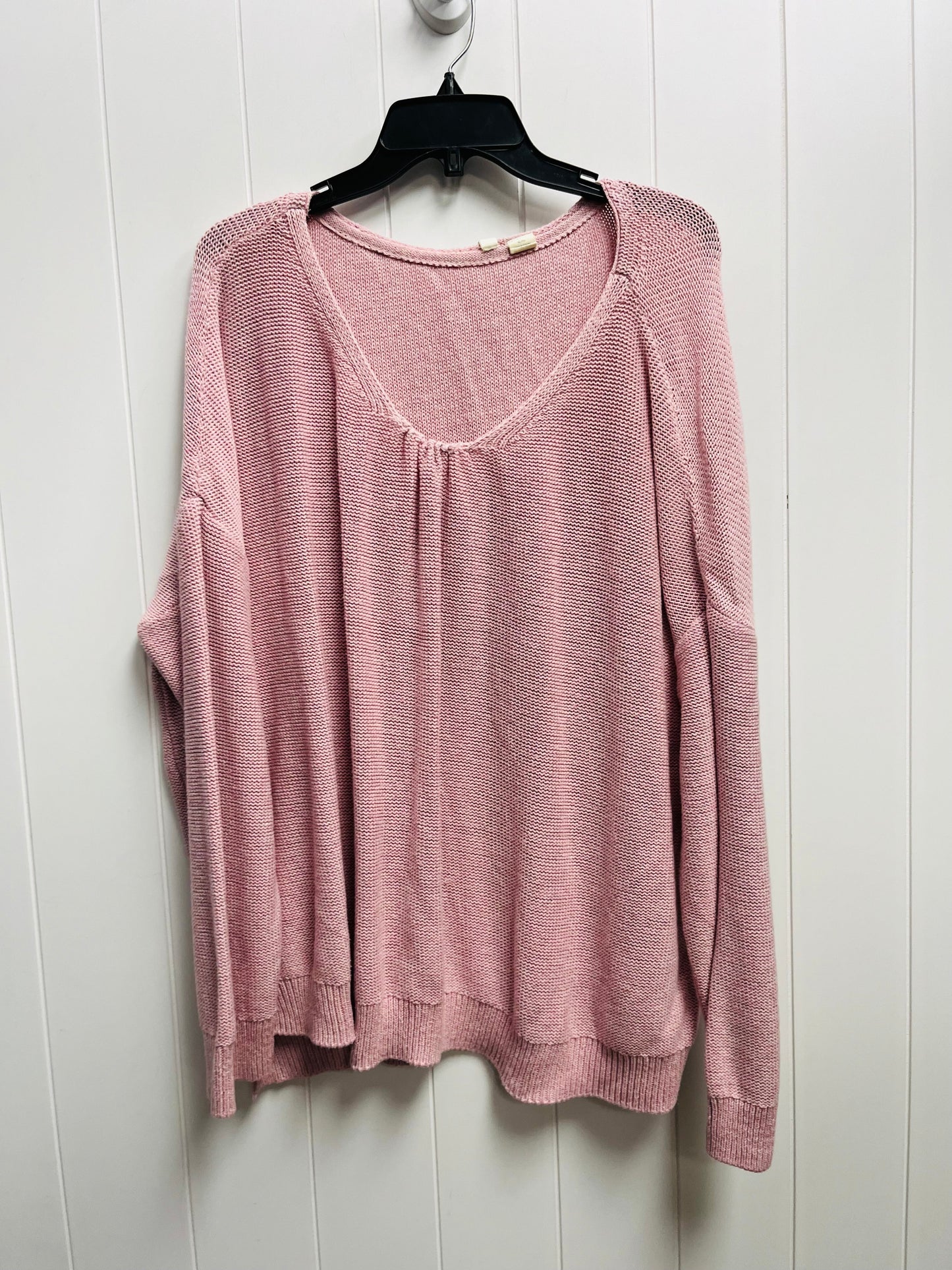 Sweater By Moth In Pink, Size: Xl