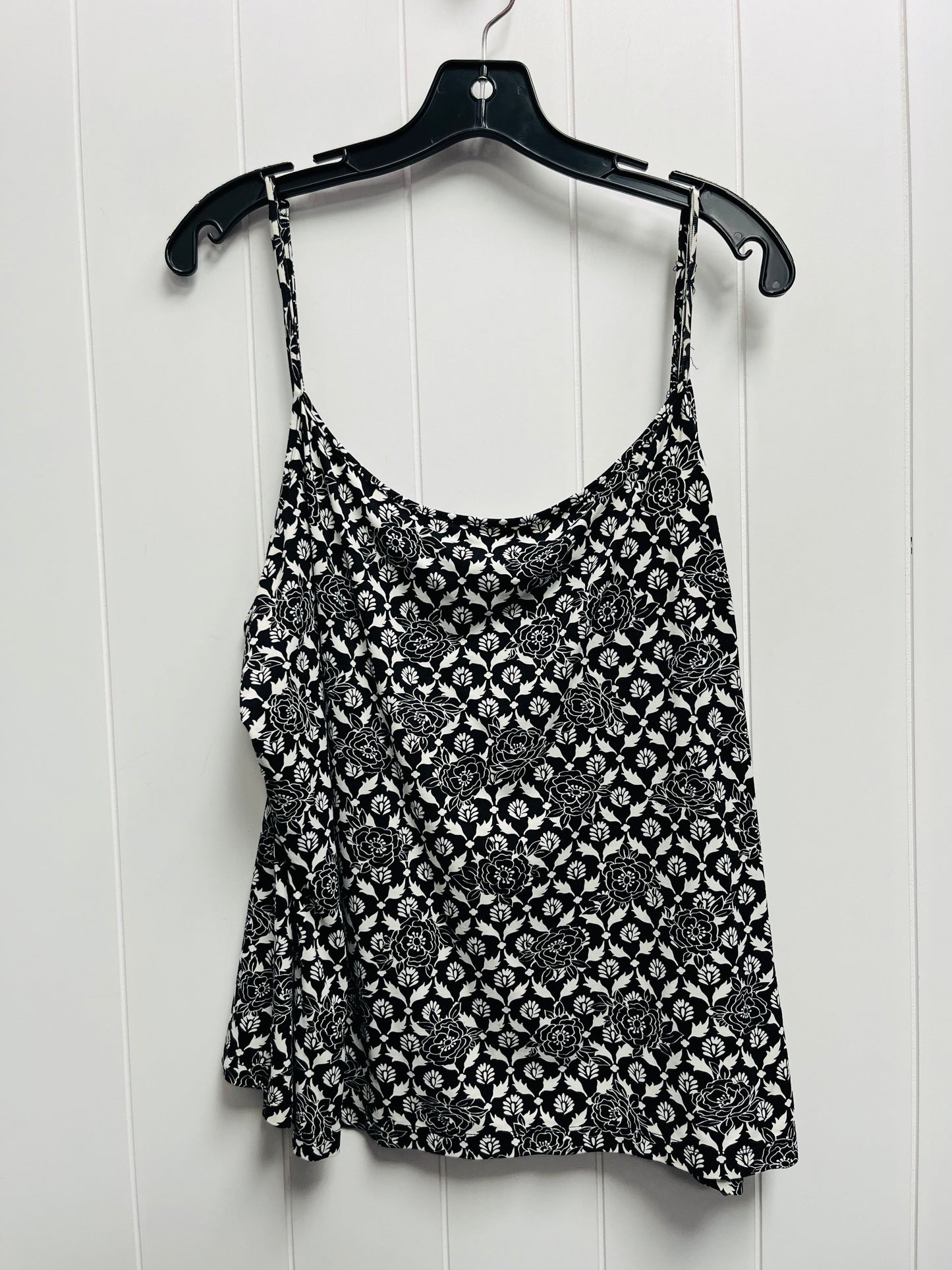 Tank Top By Apostrophe In Black & White, Size: Xl