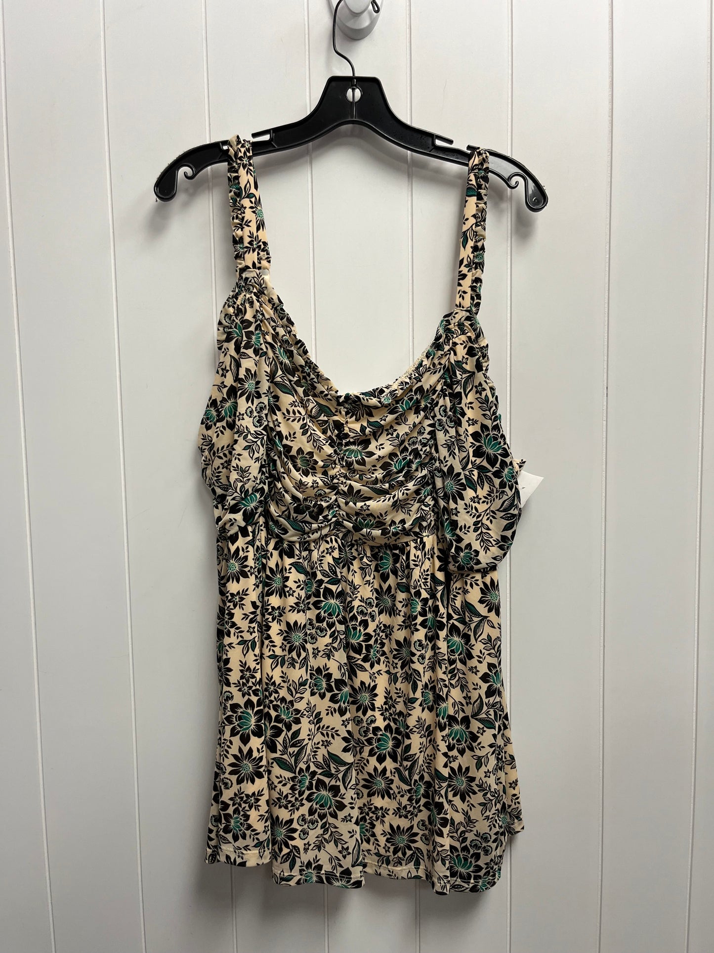 Top Sleeveless By Torrid In Green, Size: 3x