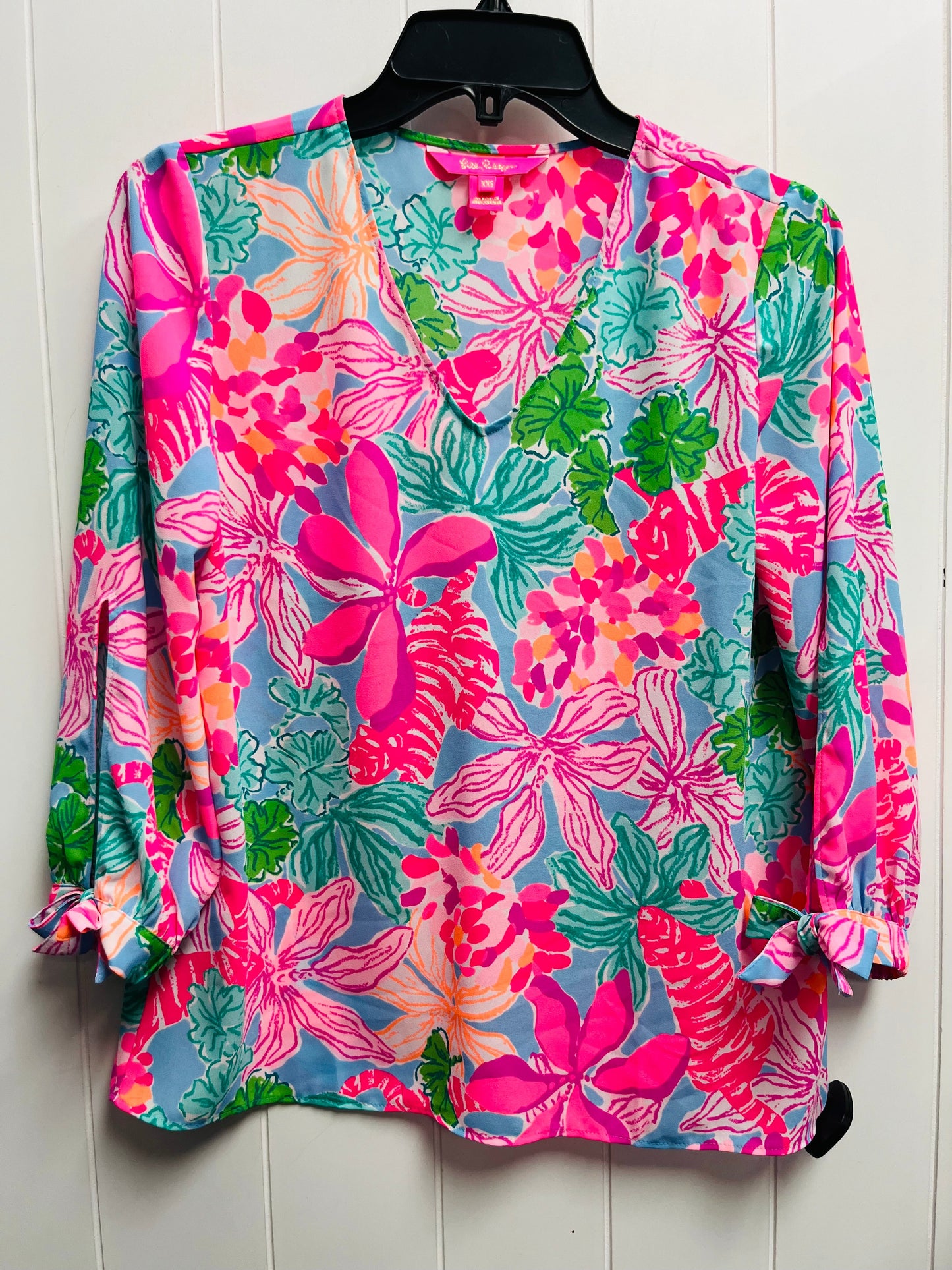 Top Long Sleeve Designer By Lilly Pulitzer In Pink, Size: Xxs