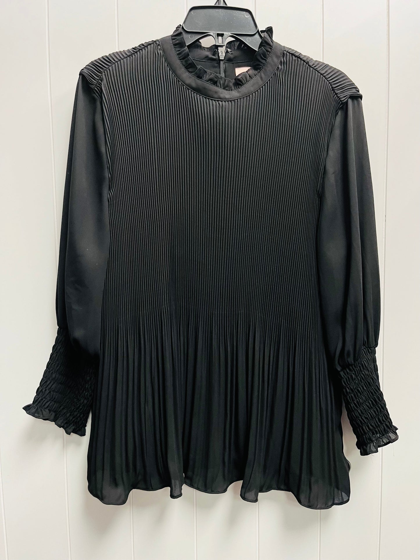 Blouse Long Sleeve By Chicos In Black, Size: Xl