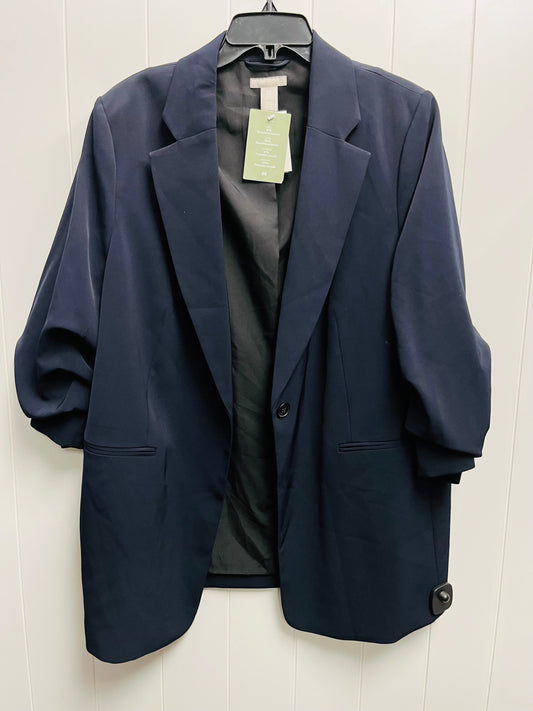 Blazer By H&m In Navy, Size: Xl