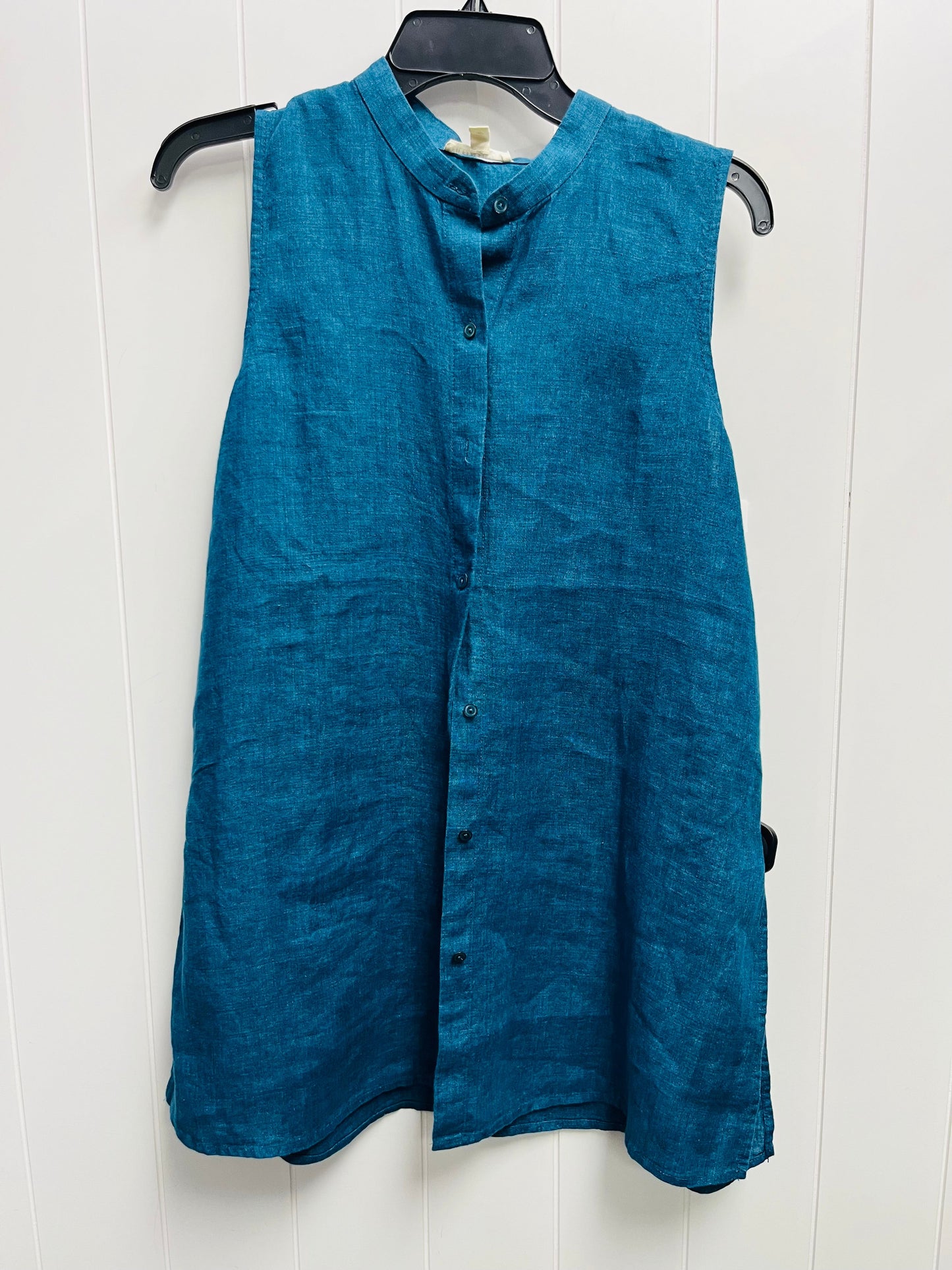 Tunic Sleeveless By Eileen Fisher In Blue, Size: S