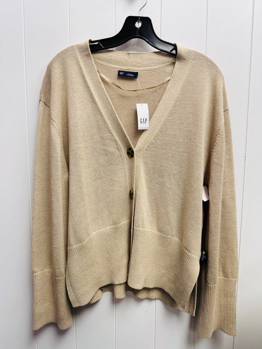 Sweater Cardigan By Gap In Cream, Size: Xs