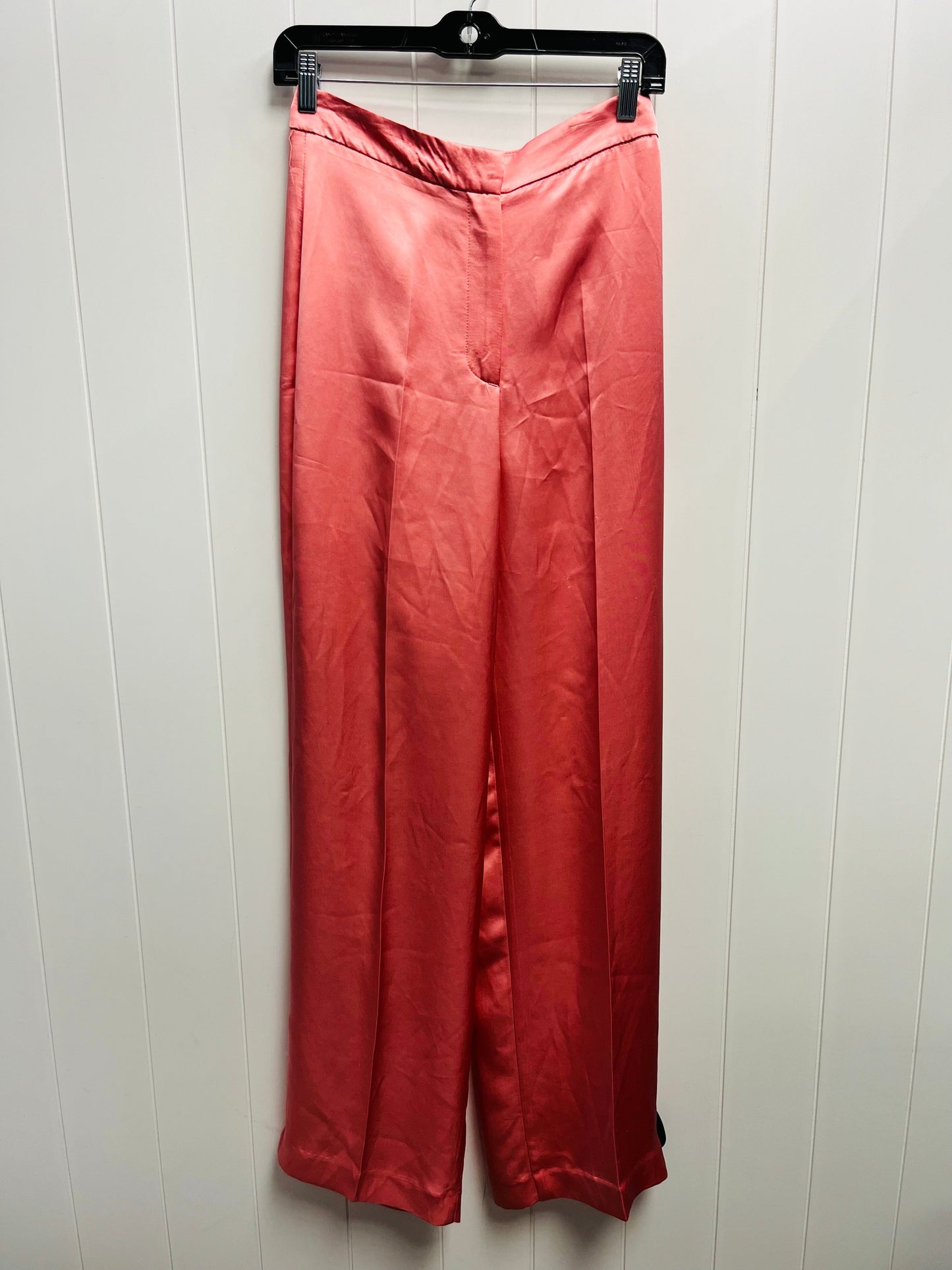 Pants Wide Leg By Zara In Pink, Size: S