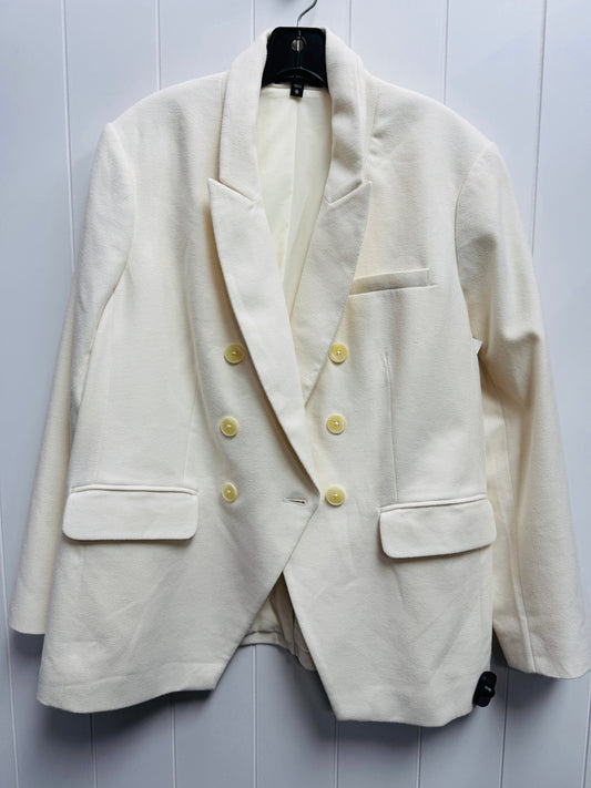 Blazer By Express In Cream, Size: Xl