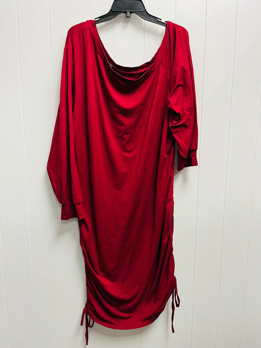 Dress Casual Short By Shein In Red, Size: 4x