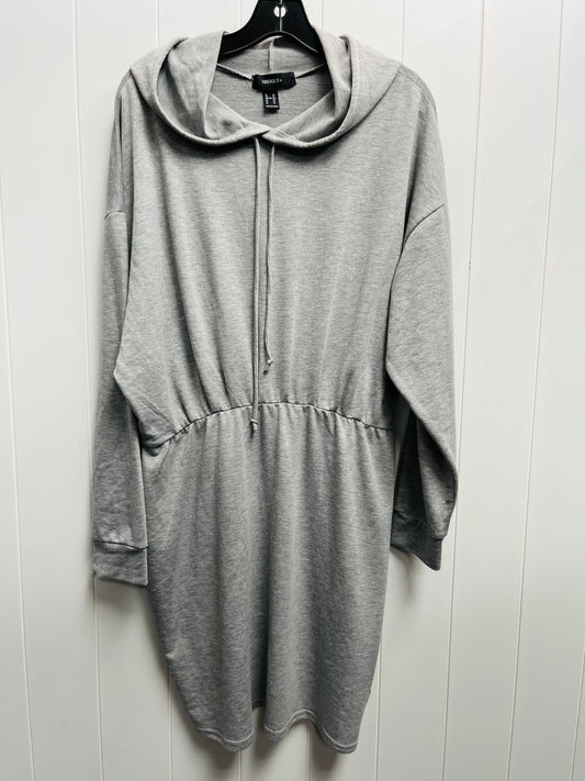 Dress Casual Short By Forever 21 In Grey, Size: 2x