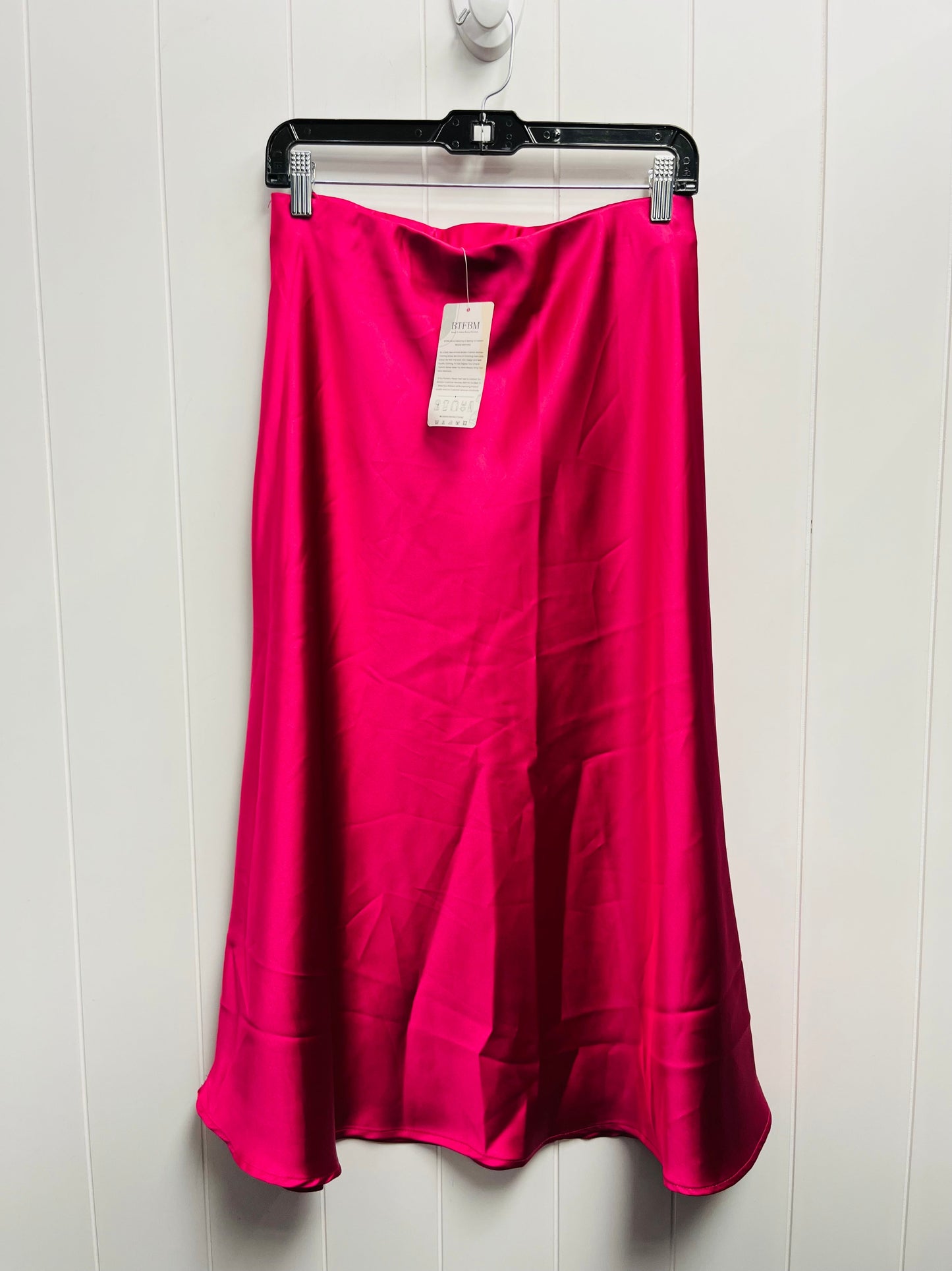 Skirt Midi By Clothes Mentor In Pink, Size: M