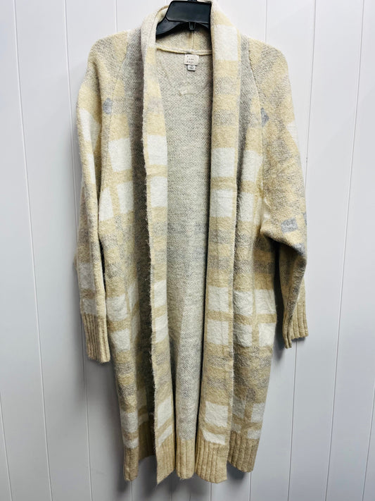 Sweater Cardigan By A New Day In Cream, Size: Xs