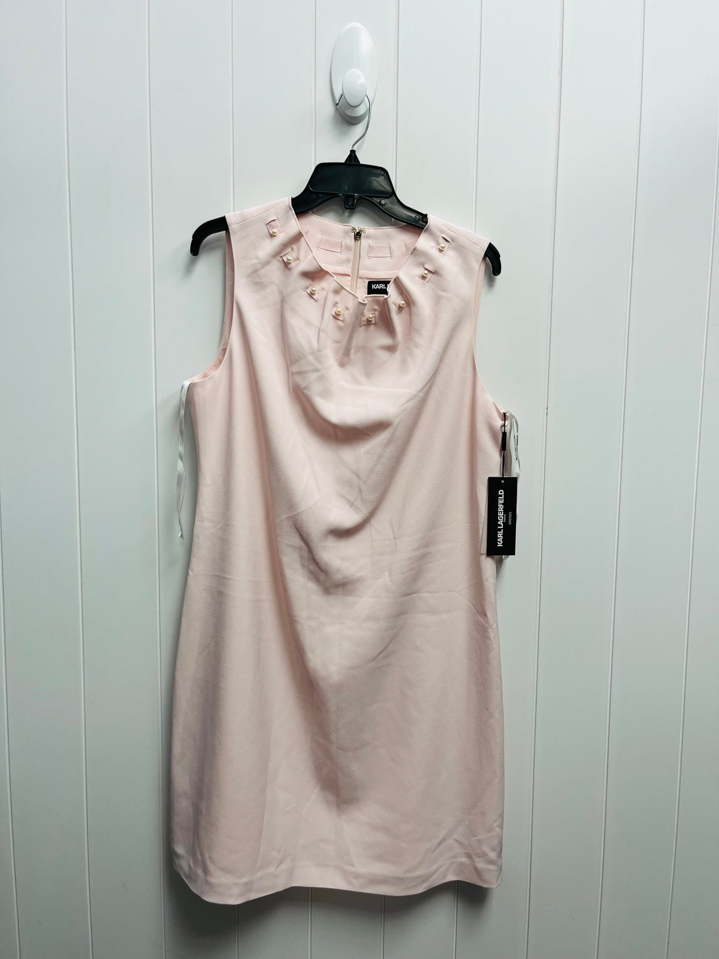 Dress Work By Karl Lagerfeld In Pink, Size: 14