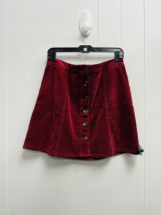 Skirt Mini & Short By Maurices In Red, Size: 12