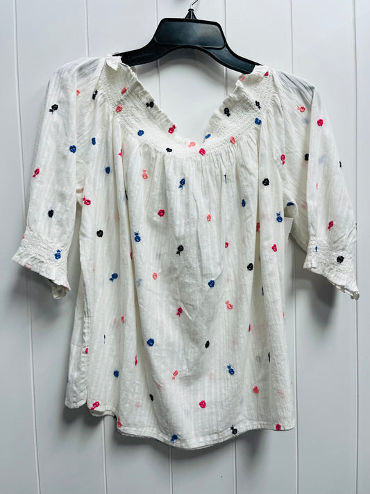 Top Short Sleeve By Gap In Blue & Pink, Size: L