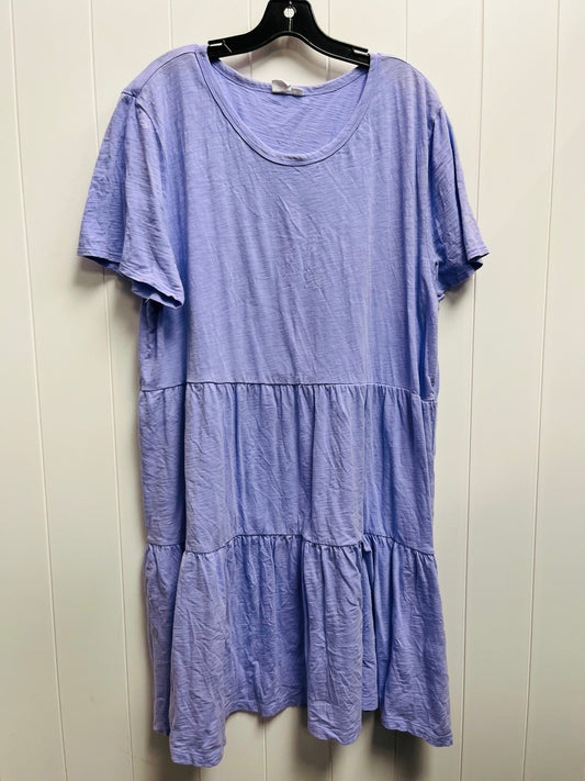 Dress Casual Short By Gap In Purple, Size: Xxl